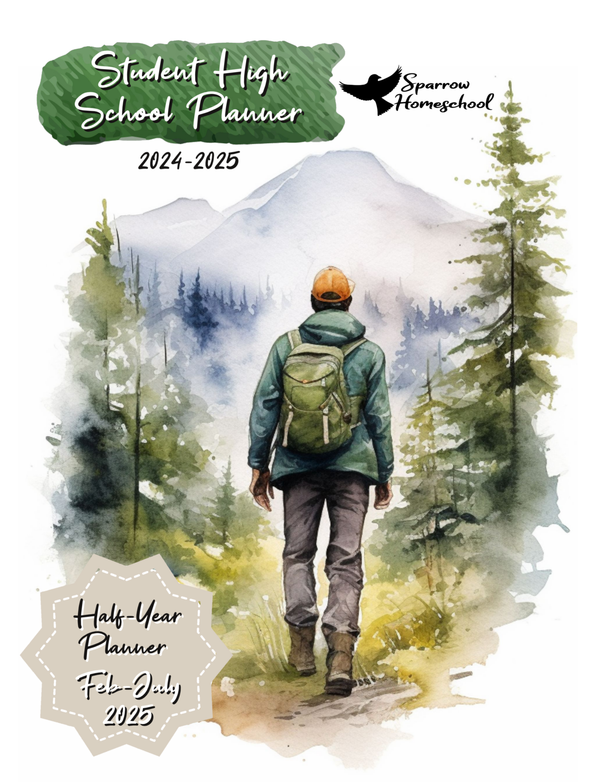 Adventure Student Planner 2025 - Half-Year Edition